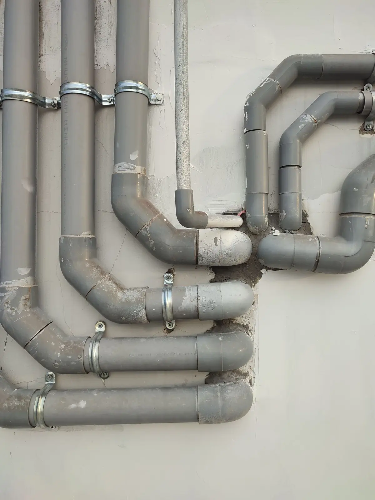 Commercial plumbing pipework inside a Sherman, TX property